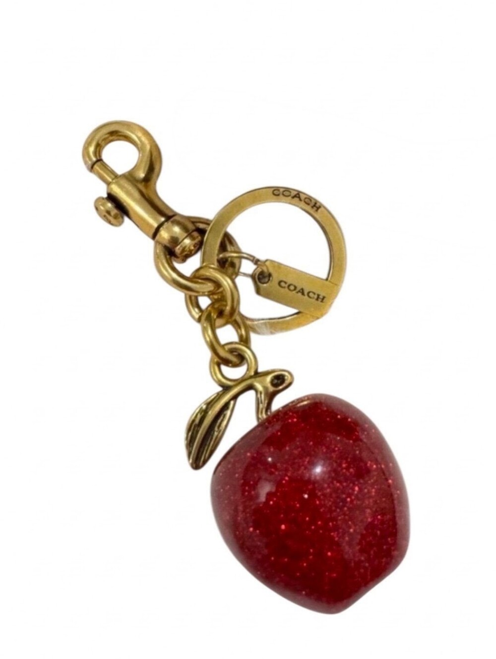 COACH Apple Bag Charm